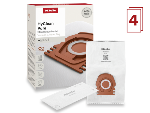 Мешки-пылесборники HyClean Pure CO Miele купить в Ижевске | Всегда в наличии! | Артикул 12557080 | Официальный сайт