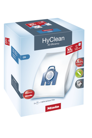 Комплект мешков пылесборников Allergy XL Pack 2 HyClean GN + фильтр HA 50 Miele купить в Ижевске | Всегда в наличии! | Артикул 10632880 | Официальный сайт