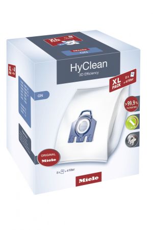 Комплект мешков пылесборников XL GN HyClean 3D Miele купить в Ижевске | Всегда в наличии! | Артикул 10455000 | Официальный сайт